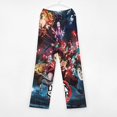 thumbnail image 3 of Demon Slayer Pajama Pants Long Sleep Pants Soft Elastic Waist PJ Bottoms Lounge Pants, 3 of 7