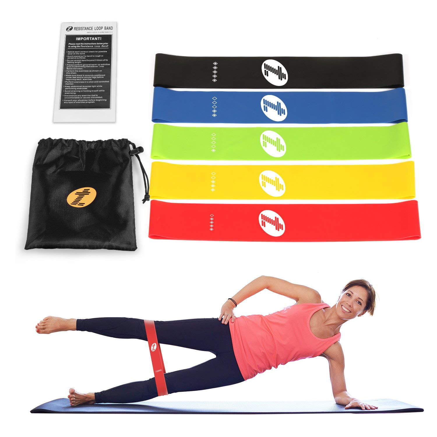 AU stock Heavy Duty Resistance Band Power Gym Fitness EXERCISE LOOP YOGA WORKOUT 