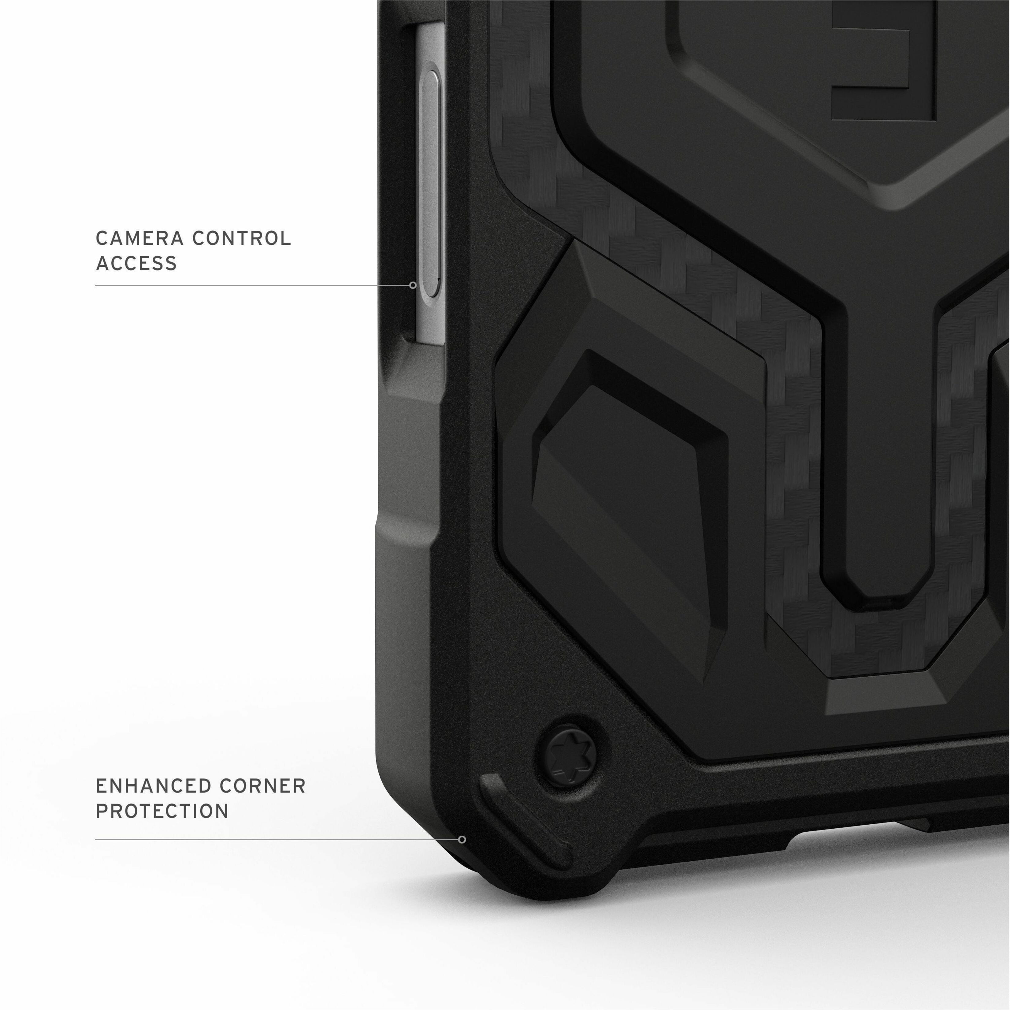 UAG iPhone 17 Pro Case Monarch Pro - Compatible with MagSafe Military Grade Protective Cover, Carbon Fiber