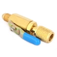 thumbnail image 2 of 3-Pack Ball Valve, R12/R134/AR410 Refrigerant Ball Valve Adapter Switch, 1/4" SAE Male to Female (1/4'' BV1414FM), HVAC Refrigeration Tool, Air Conditioning Repair Kit, Refrigeration Maintenance Kit, 2 of 9