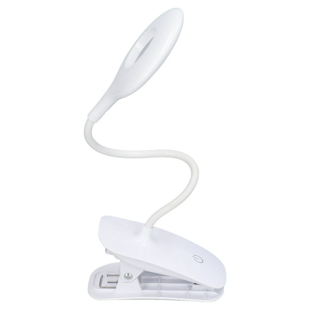 Lámpara de escritorio LED USB BuyWeek Luz de lectura con clip 3 modos de brillo