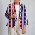 thumbnail image 2 of Girls' Independence Day Printed Suit Jacket, 2 of 5