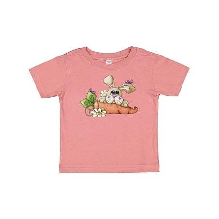 

Inktastic Ladybugs and Bunny Rabbit with Carrot Gift Baby Boy T-Shirt