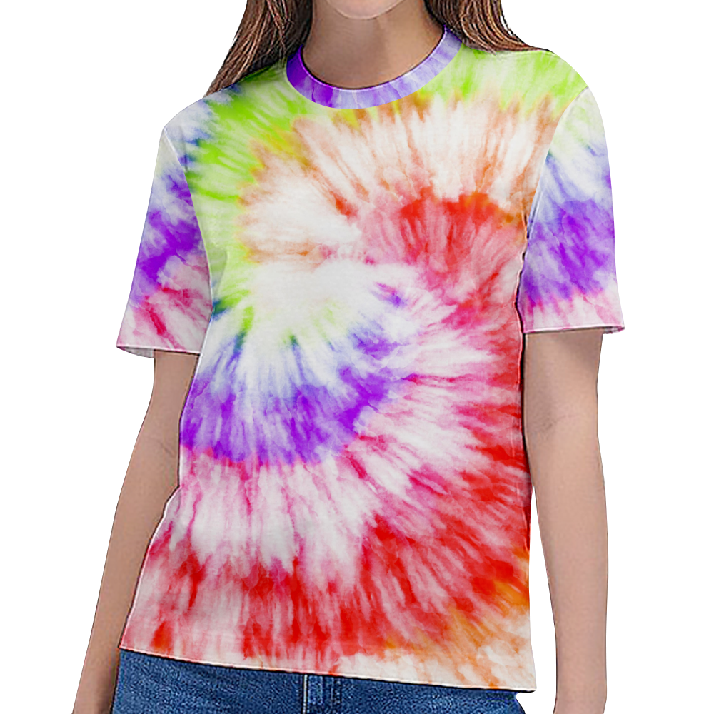 womens tie dye tee shirts