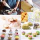 thumbnail image 2 of 100 piezas de mangas pasteleras desechables para repostería, glaseado de crema y decoración de galletas, 2 of 4