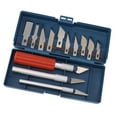 thumbnail image 3 of 13-Piece Carving Chisel Set - Premium Steel Interchangeable Heads, Ergonomic Handles & Portable Storage Box, Multi-Purpose Sculpting Tools for Wood, Foam, Plastic and More DIY Craft Projects, 3 of 7