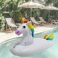 thumbnail image 2 of Sled Unicorn Snow Tube Inflatable 49 inches Long One Person snow and water Rider for Kids by Jet Creations FUN-UNICORNM, 2 of 7