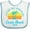White and Blue, variant on Inktastic Summer Enjoy the Sunshine Cocoa Beach Florida in Blue Boys or Girls Baby Bib