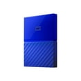 thumbnail image 2 of WD My Passport WDBS4B0020BBL - Disque Dur - Crypté - 2 TB - Externe (portable) - USB 3.0 - 256-bit AES - Bleu, 2 of 10