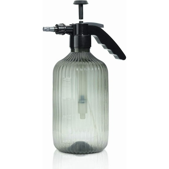 67oz Fine Mist Spray Bottle, Hand Held Pressure Plant Mister with Top Pump, Plastic Empty Water Sprayer Watering Can with Adjustable Nozzle for Indoor and Outdoor Gardening and Home Cleaning