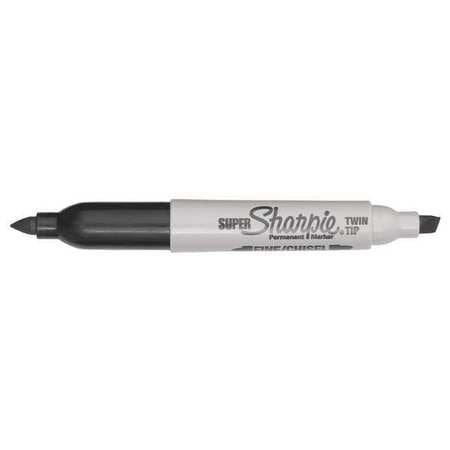 Rossignol Twin Tip - SHARPIE Twin Tip Permanent Marker,Black,PK12 36201