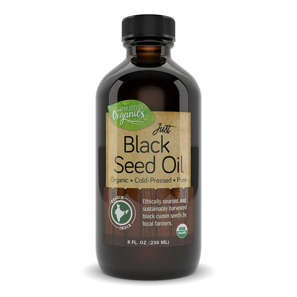 Organic Black Seed Oil by Trusted Organics - Cold-Pressed, Additive ...