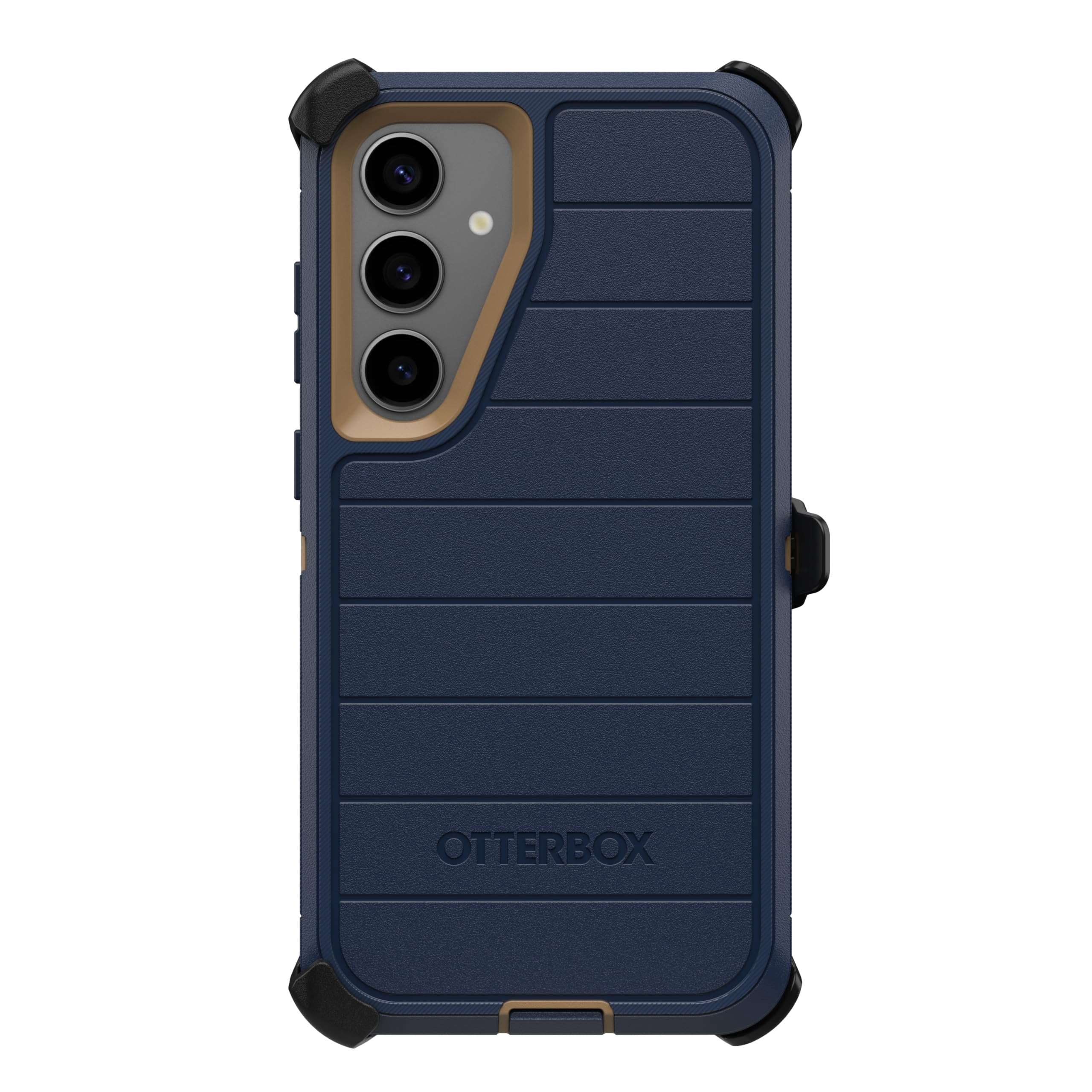 OtterBox Samsung Galaxy S24+ Only - Defender Series Case - Blue Suede Shoes - Screenless - Rugged & Durable - with Port Protection - Holster Clip Includes - Microbial Defense Protection