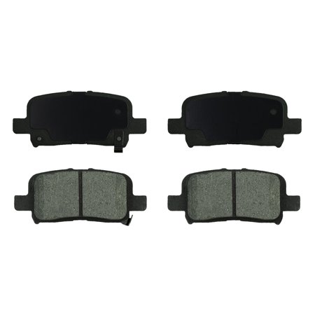 Gridiron Brakes Ceramic Rear Brake Pad Set Driver and Passenger Side - ID865 (Replaces Part# D865)