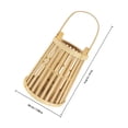 thumbnail image 2 of unbranded 1Ud Farol Colgante De Bambú Kaki Para De Bodas Y Eventos Calurosos, 2 of 7