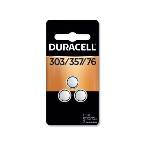 Button Cell Battery 303/357, 1.5 V, 3/Pack