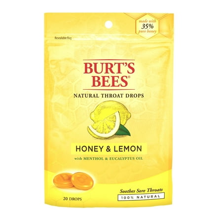 - Burt's Bees Cough & Cold, Honey Lemon, 20 Ct