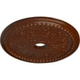 thumbnail image 3 of Ekena Millwork 27 1/2"OD x 4"ID x 1 1/2"P Winsor Ceiling Medallion (Fits Canopies up to 4"), Hand-Painted Burnished Mahogany Crackle, 3 of 5