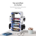 thumbnail image 3 of 15.8 In Game Storage Tower Compatible With PS5/ Xbox Series S & X/ Switch, Universal Video Game Disc Organizer 18 In 1 With 4 Controller Brackets, Game Disk Box Bracket, 3 of 6