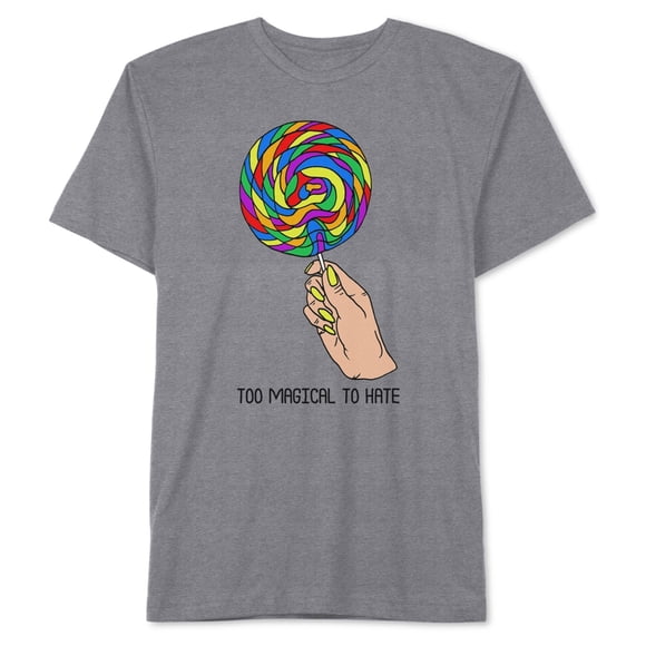 Jem T-Shirt Graphique pour Hommes Trop Magique pour Haïr, Gris, Grand