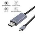 thumbnail image 2 of USB C to DisplayPort 6 Feet Cable, BENFEI USB Type-C to DP Adapter [Thunderbolt 3 Compatible] for MacBook Pro 2018/2017, MacBook Air/iPad Pro 2018, Sa, 2 of 2