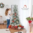 thumbnail image 4 of Gymax 7 FT Artificial Christmas Tree w/820 PE PVC Branch Tips & 340 LED Lights, 4 of 10