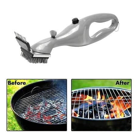 Jeobest BBQ Grill Cleaning Brush - Barbecue Grill Brush and Scraper - Barbecue Stainless Steel BBQ Cleaning Brush Outdoor Grill Cleaner with Steam Power BBQ Accessories Cooking Tools (Best Steam Cleaner For Bbq Grill)