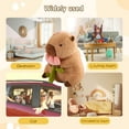 thumbnail image 3 of Peluche Capibara Hugtrwg Suave 30 Cm Juguete Regalo Cumpleaños Peluche Capibara (flor), 3 of 9