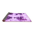 thumbnail image 2 of Ahgly Company Indoor Rectangle Abstract Purple Modern Area Rugs, 2' x 5', 2 of 4