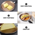 thumbnail image 3 of LITINKIMI 1Pc Golden Nonstick Frying Pan with Bakelite Handle Flat Griddle Pan for Kitchen Cookware, 3 of 8