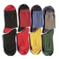 thumbnail image 5 of iMongol 4 Pairs Mercerized Merino Wool Women Woman Men Man Thin Breathable Dress Casual Socks (4 Pairs, mix Black/Blue/Red/Grey, US 7-12), 5 of 7