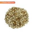 thumbnail image 3 of Uxcell Loose Sequins 0.16" Silver Backed Sequins 3000Pcs Cup Sequins Embroidery Sequins for Jewelry Making Light Gold, 3 of 4