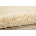 thumbnail image 6 of Nourison Malibu Shag 5'3" x 7'3" Cream Plush Indoor Rug, 6 of 7