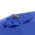 thumbnail image 5 of GARDEN 9 Ft Patio Umbrella w/ Round Resin Base Stand Included for Outdoor Shade, Royal Blue, 5 of 7