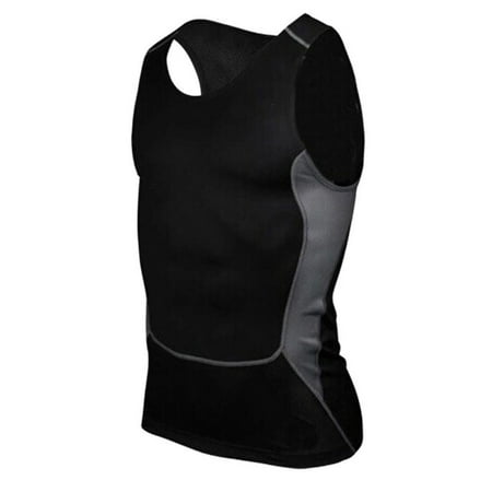 Men Gym Running Sports Compression Shirt Base Layer Tank Tops Sleeveless Vest