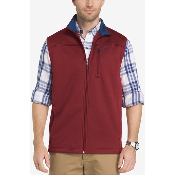 Chaleco para hombre IZOD Spectors color rojo extragrande