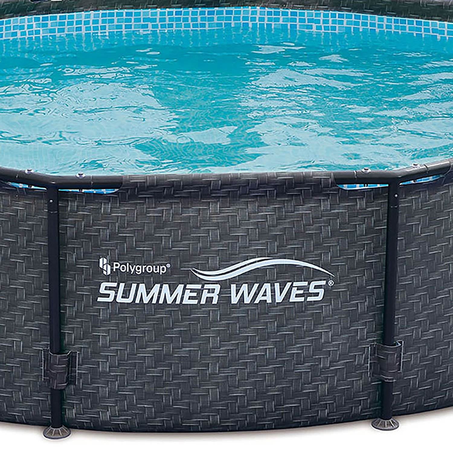 Summer Waves 12 ftx 24 ftx 52 inRectangle 52 inD Above Ground Frame  Swimming Pool Set P42412521