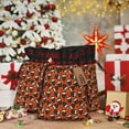 thumbnail image 6 of KLL Owls And Boo for Christmas Gift Bag,Christmas Burlap Goody Gift Bags with Plaid Drawstrings for Xmas Presents Holiday Party Favor Treats Candy-Black, 6 of 8