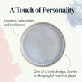 thumbnail image 3 of Portmeirion Minerals 8.5" Side Plate, Aquamarine (Set of 4) - Modern Stoneware Tableware with Gentle Curves, Durable & Stylish for Dining, Microwave & Dishwasher Safe - Sleek Dinnerware Collection, 3 of 7