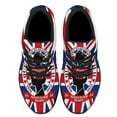 thumbnail image 2 of Queen Elizabeth II Memorial Always In Our Hearts Union Jack Shoes Sneakers Black Size 11, 2 of 7