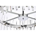 thumbnail image 5 of Serephina 32 inch crystal round chandelier light in chrome, 5 of 5