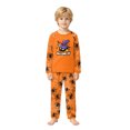 thumbnail image 7 of Halloween Family Outfits, Halloween Family Matching Pajamas Set, Spider Witch Pumpkin Broom Long Sleeve Sleepwear, Graphic Loungewear, Soft Cozy Fun Holiday Nightwear for Parties & Gatherings, 130, 7 of 7