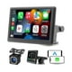 thumbnail image 1 of Portable Wireless Carplay Screen Dash Mount, 7 Inch Touch Screen Car Stereo Bluetooth, FM Car Radio, 1 of 5