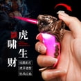 thumbnail image 2 of Bbsisgo Butane Torch Lighter, Windproof,  Multi Functional and Multi Scenario Applications.,虎牙发光银色-单机+耗材, 2 of 9