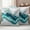 Turquoise DarkGray, variant on Turquoise Marble Outdoor Waterproof Pillow Covers, Luxury Modern Abstract Texture Art Decorative Square Throw Pillowcase Sofa Cushion Sham for Patio/Couch/Chair, 16"x16" 2 Pack