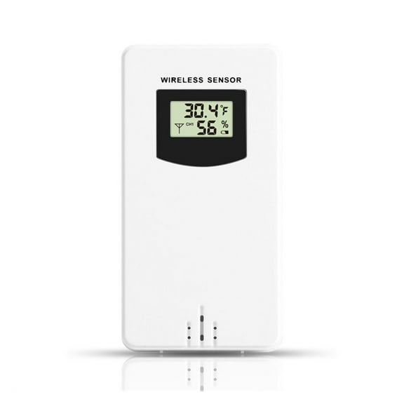 Weather Station Wireless Outdoor Temperature Humidity Sensor Accessories Match 3378/78A/88/74/79C/65/89/91/82 Indoor Receiver ,Enhanced Signal Transmission