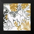 thumbnail image 2 of Nan 20x20 Black Modern Framed Museum Art Print Titled - Jungle Elephant, 2 of 5