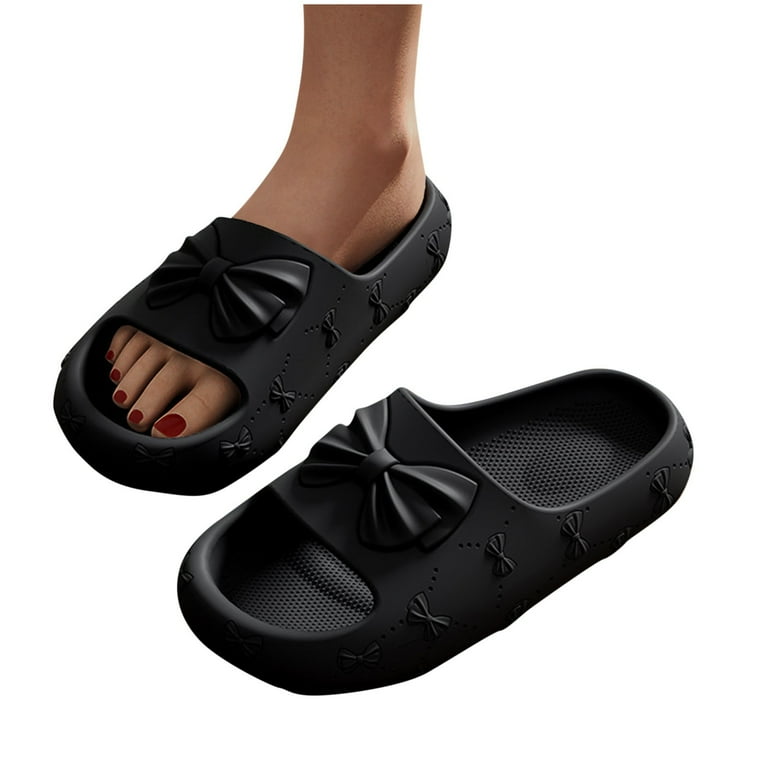 Hopeusnice Home Slippers for Women And Men Non-Slip Eva Summer