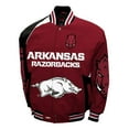 thumbnail image 2 of Men's Franchise Club Cardinal Arkansas Razorbacks Spirit Cotton Twill Full-Snap Jacket, 2 of 3