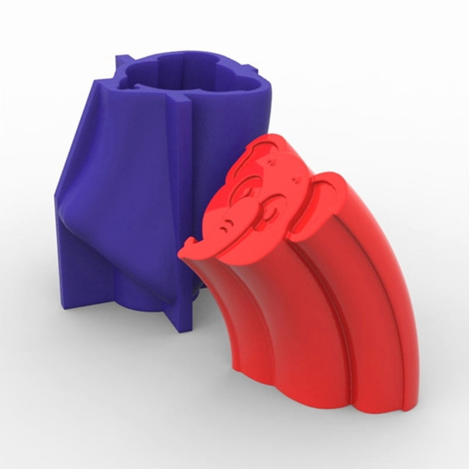 3D Elephant Face Home Decorations Resin Mold Ornaments Casting Silicone Mould